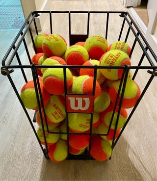 69 Bolas de Padel / Tenis para niños usadas