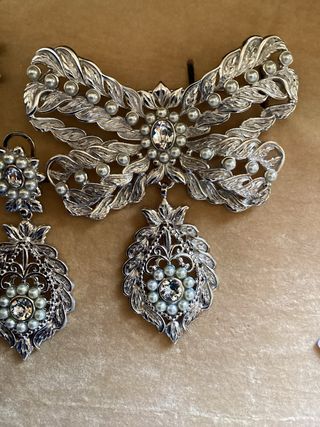 Aderezo Alicantina/Fallera Plata Sin Estrenar