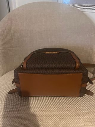 Mochila Michael Kors Marrón Logo MK