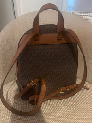 Mochila Michael Kors Marrón Logo MK