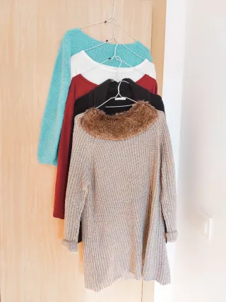 Lote /pack 5 Jerseys Mujer Talla S/M