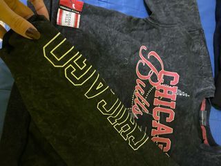 Sudadera Chicago Bulls Negra y Roja Talla 13-14