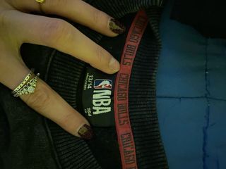 Sudadera Chicago Bulls Negra y Roja Talla 13-14