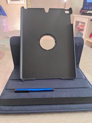 Funda iPad Giratoria Azul