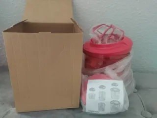 Picador Tupperware Chef Extra-Chef Rojo