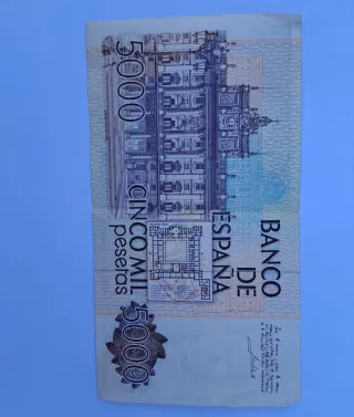 Billete 5000 Pesetas Banco de España 1979