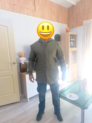 Parka Brandit Talla XL Verde Militar