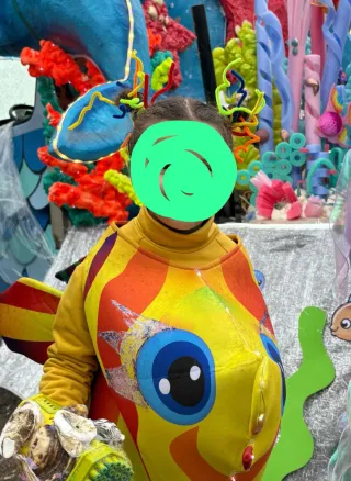 Disfraz Pez Colores Niño