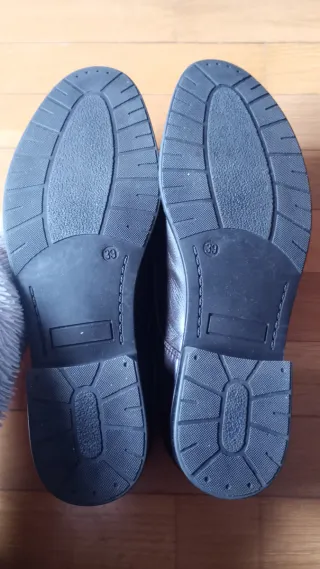 Zapatos Oxford de Piel Marron oscuro