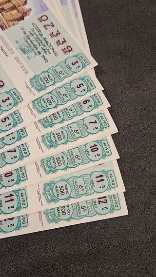 Lotería Nacional 1990 sorteo 46