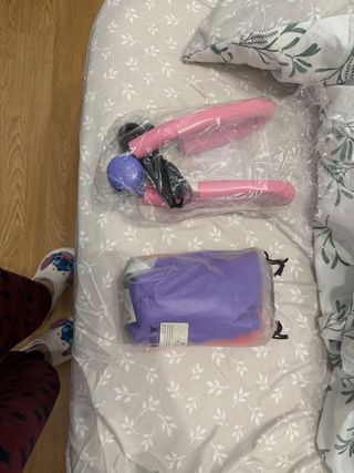 Ruota addominale, tappetino per palestra, pesi 5kg