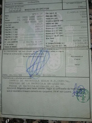 Aprilia Red Rose 125cc 2T