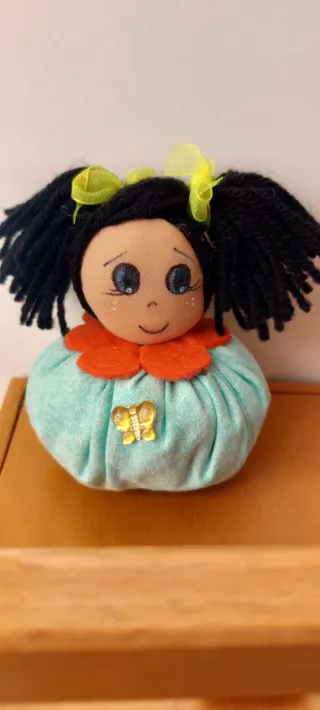 Bambola portalavanda fatta a mano