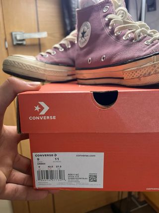 Converse All Star Talla 42.5 Rosa