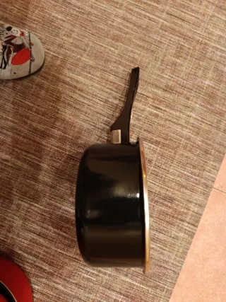 Cazo de porcelana negro