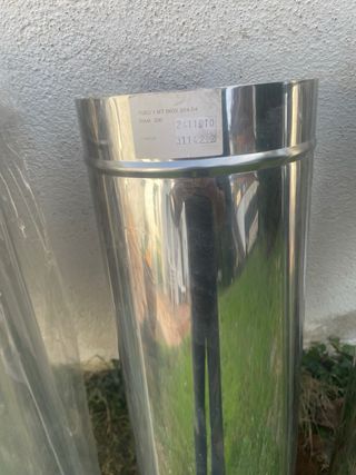 Tubos Inox Chimenea 200mm (4 uds)