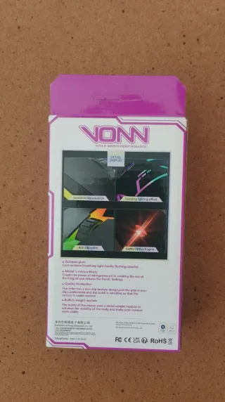 Mouse da gaming bianco