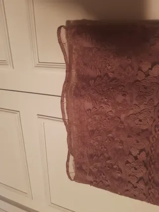 Vestido fiesta Zendra rosa encaje