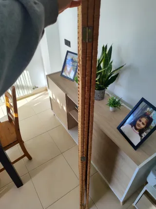 Biombo de mimbre 3 paneles