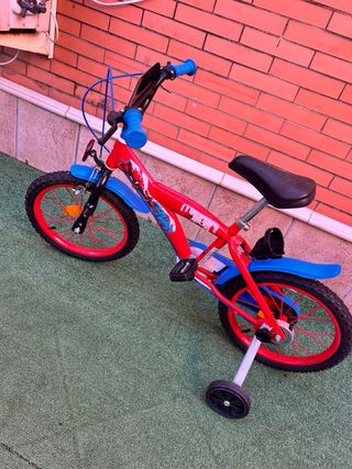 Bicicleta infantil Spiderman