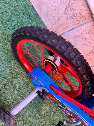 Bicicleta infantil Spiderman