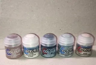 Lote Pinturas Citadell (5 botes) Gama de grises