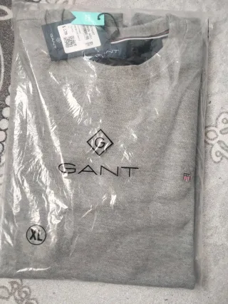 Sudadera Gant Gris Talla XL Nueva