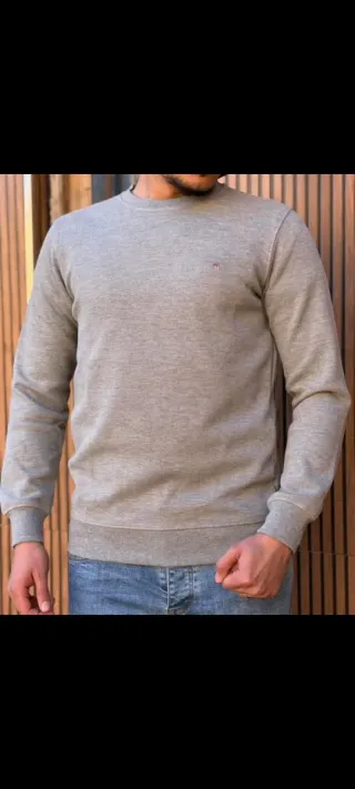 Sudadera Gant Gris Talla XL Nueva