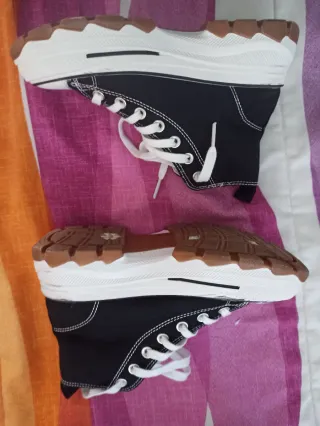 Bambas tipo Converse  plataforma