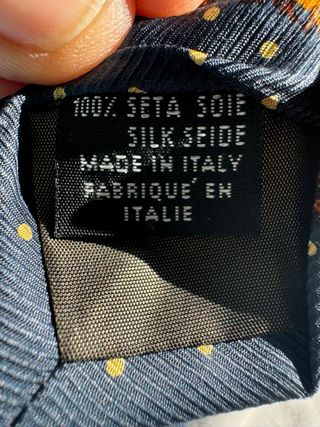 Cravatta Kenzo fantasia floreale seta vintage