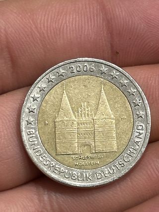Moneda 2 Euros Alemania 2006 Schleswig-Holstein