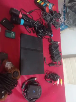 Consola PS2 Slim + Accesorios y Juegos