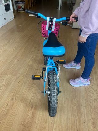 Bici infantil 20 pulgadas + ruedines y cesta