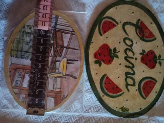 Lote 4 letreros decorativos