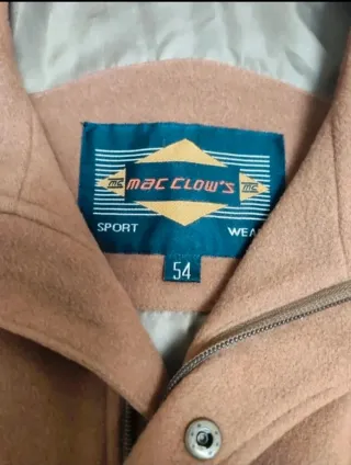 Abrigo Marrón Talla 54 Unisex