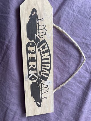 Cartel Central Perk Madera Jute