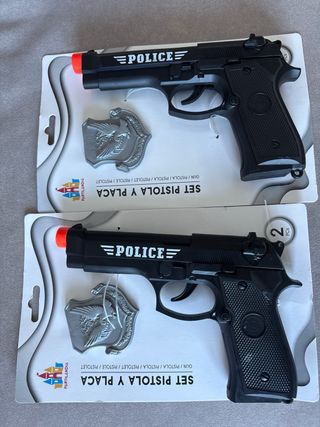 Set Disfraz Policía Purtilandia Pistola Placa