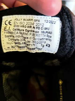 Stivali Anfibi Militari Italiani Cosmas Gore-Tex