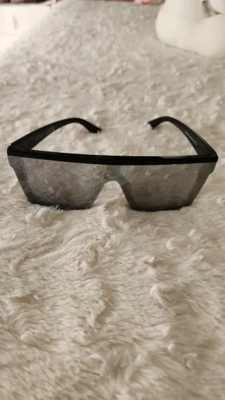 Gafas de Sol Espejo Sagiusdm Negras y Plateadas