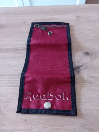 Cartera Reebok Hombre Roja y Negra