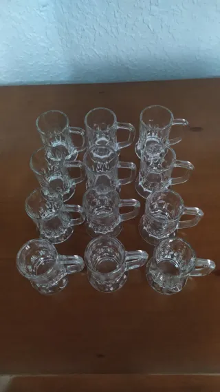 Jarritas de cristal antiguas