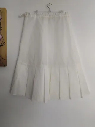 Vestido de Comunión Niña Blanco Roto