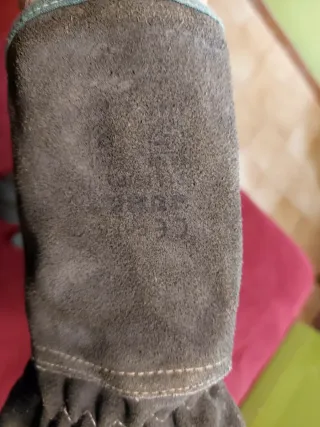 Guantes de soldador de cuero