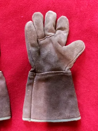 Guantes de soldador de cuero