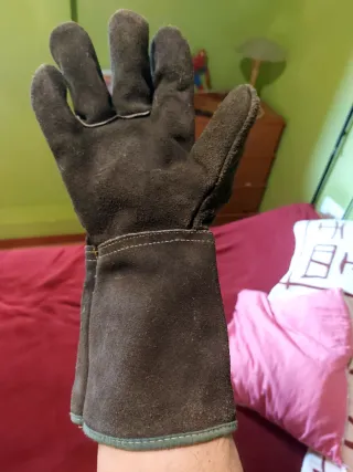 Guantes de soldador de cuero