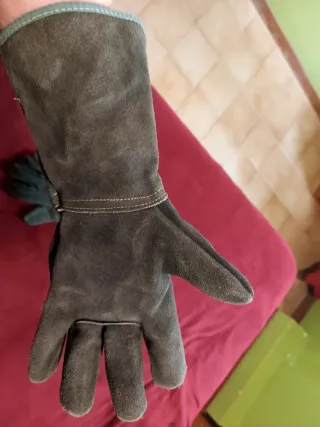 Guantes de soldador de cuero