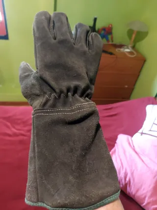 Guantes de soldador de cuero