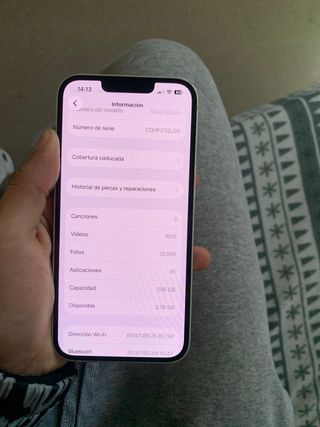 iPhone 13 Normal 256gb 73% batería