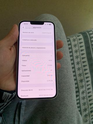 iPhone 13 Normal 256gb 73% batería
