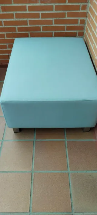 Mesas puf de tela impermeable